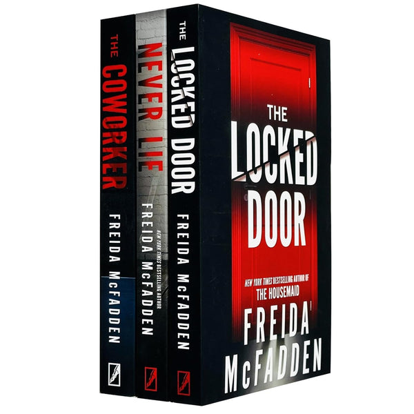 Freida McFadden Collection 3 Books Set (Never Lie, The Locked Door & The Coworker)