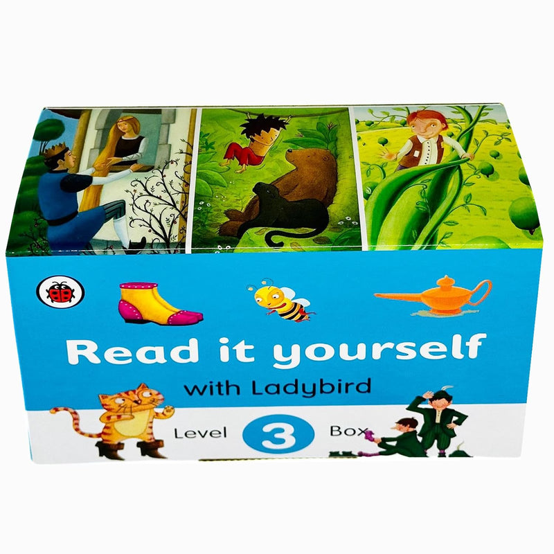 ["9780241647028", "children early reading", "children reading books", "childrens books", "Childrens Books (3-5)", "Childrens Books (5-7)", "early reading", "early reading books", "Learn to Read", "learn to read books", "level 3", "level 3 box", "Read it Yourself", "read it yourself level 3", "read it yourself with ladybird", "reading books", "The Elves and the Shoemaker", "The Jungle Book", "Thumbelina"]