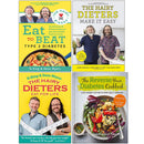 The Hairy Bikers 4 Books Collection Set - Eat to Beat Type 2 Diabetes, Make It Easy, Eat for Life, [Hardcover] The Reverse Your Diabetes Cookbook