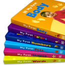DK My First Learning Library 6 Books Set (Body, Colours, Numbers, Pets, Shapes, Words)
