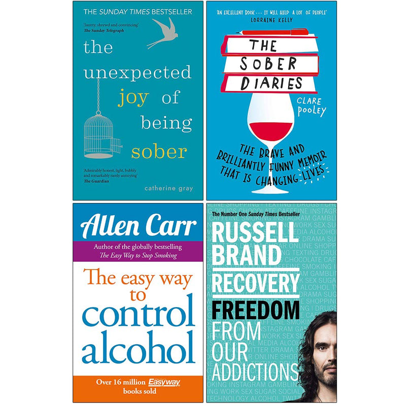 ["addicted to drugs", "addiction books", "addictions", "adult fiction", "alcohol books", "best selling book", "best selling single book", "Best Selling Single Books", "bestselling author", "bestselling books", "bestselling single books", "bravely honest", "Catherine Gray book", "Catherine Gray books", "cl0-PTR", "clare pooley", "clare pooley alcohol experiment", "clare pooley blackout", "clare pooley book set", "clare pooley books", "clare pooley collection", "clare pooley recovery", "clare pooley this naked mind", "Coping with drug & alcohol abuse", "Drug & Chemical Abuse Addiction & Recovery", "drugs books", "family lifestyle", "fiction books", "freedom from our addiction", "Health and Fitness", "healthy", "healthy lifestyle book", "illness books", "Memoirs", "mental health organization", "quit drinking", "Recovery", "recovery russell brand", "russel brand 12 steps", "Russell Brand", "russell brand 12 steps", "russell brand addiction to recovery book", "russell brand book on addiction", "russell brand books", "russell brand books set", "russell brand collection", "Russell Brand freedom", "russell brand recovery book", "russell brand self help books", "russell brand sobriety", "Secret Drinker", "self development", "self help books", "Self Help Memory Improvement", "single", "sober diaries", "sober diaries books", "sober diaries hardback", "sober diaries paperback", "stop drinking", "Stopped Drinking And Started Living", "stress managemnet", "The Sober Diaries", "The Unexpected Joy of Being Sober Discovering a happy", "the unexpected joy of being sober the sunday times bestseller", "wealthy alcohol-free life by Catherine Gray", "Will I lose weight"]