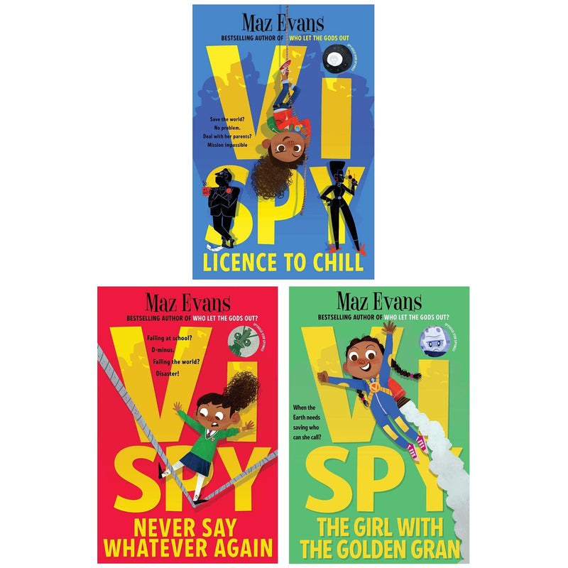 ["9780436459795", "action", "Action & Adventure", "action books", "action stories", "Adventure", "adventure books", "adventure stories", "books for childrens", "children adventure books", "childrens action books", "childrens books", "Childrens Books (7-11)", "james bond", "Licence to Chill", "Maz Evans", "Maz Evans books", "Maz Evans collection", "Maz Evans set", "Never Say Whatever Again", "spy stories", "The Girl with the Golden Gran", "vi spy", "vi spy books", "vi spy collection", "vi spy series", "vi spy set"]