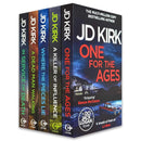 DCI Logan Crime Thrillers Books 16-20 Collection Set by JD Kirk (One For the Ages, In Service of Death, A Dead Man Walking, Where the Pieces Lie & A Killer of Influence)