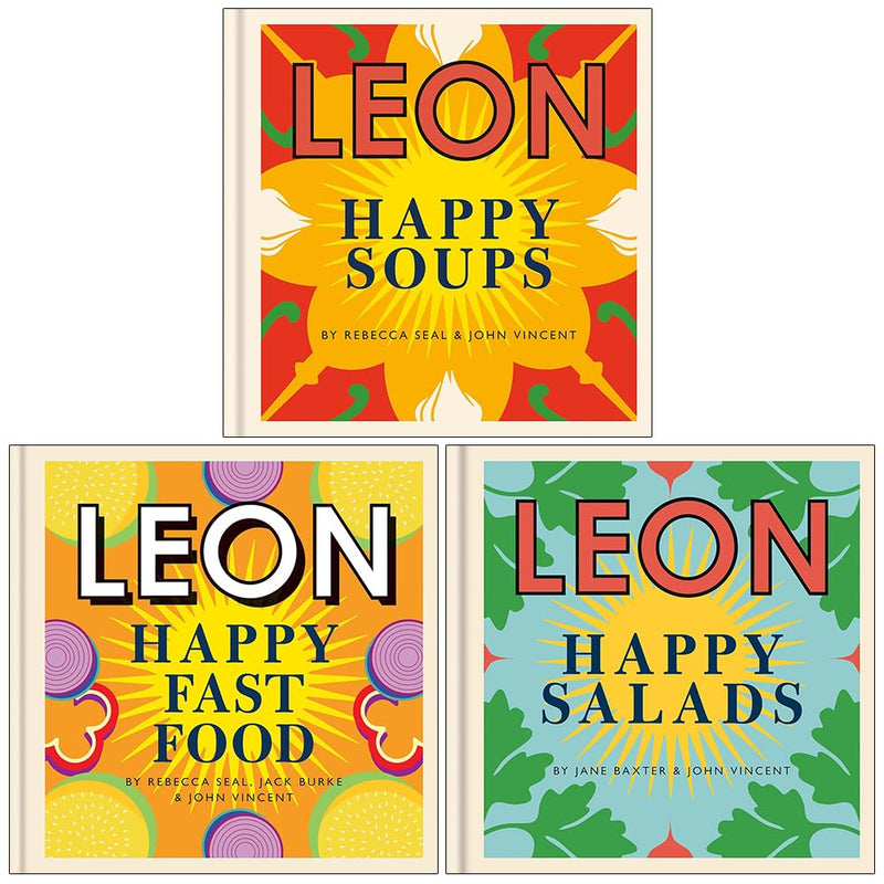 ["9789124199937", "cookbook", "Cookbooks", "Cooking", "cooking book", "Cooking Books", "cooking recipe", "cooking recipe books", "cooking recipes", "FAST FOOD", "fast food recipes", "happy fast food", "Happy Leons", "Happy Leons books", "Happy Leons collection", "Happy Leons set", "happy salads", "happy soups", "Jane Baxter", "John Vincent", "leon", "leon salads", "Rebecca Seal", "salad"]