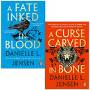 Saga of the Unfated Series 2 Books Collection Set By Danielle L. Jensen (A Fate Inked in Blood and A Curse Carved in Bone)