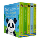 Usborne That's Not My Zoo Collection: Panda and Friends 5 Books Set (Elephant, Panda, Meerkat, Lion, Monkey)