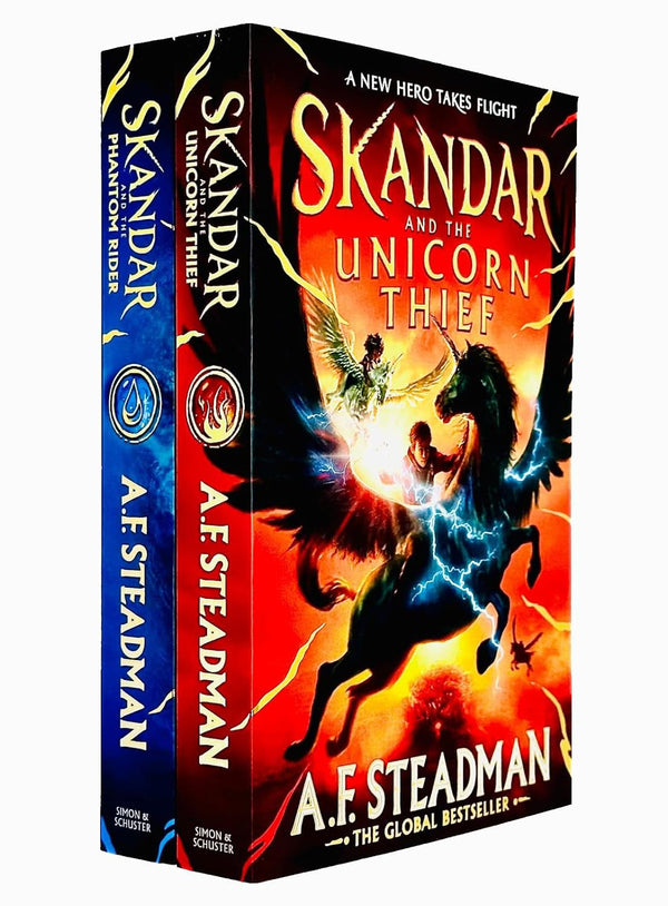 Skandar Series Collection 2 Books Set By A.F. Steadman (Skandar and the Phantom Rider, Skandar and the Unicorn Thief)