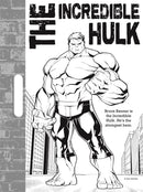 Marvel Avengers: Giant Colour-Me Pad | Superhero Creative Activity Book