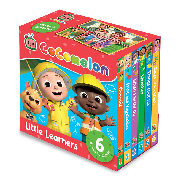CoComelon Little Learners Pocket Library: 6 mini board books about first experiences