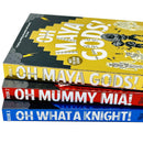 Gods Squad Series 3 Books Collection Set By Maz Evans (Oh Maya Gods, Oh Mummy Mia, Oh What A Knight!)