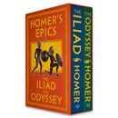 The Iliad and The Odyssey 2 Books Collection Box Set by Homer Hardback Edition