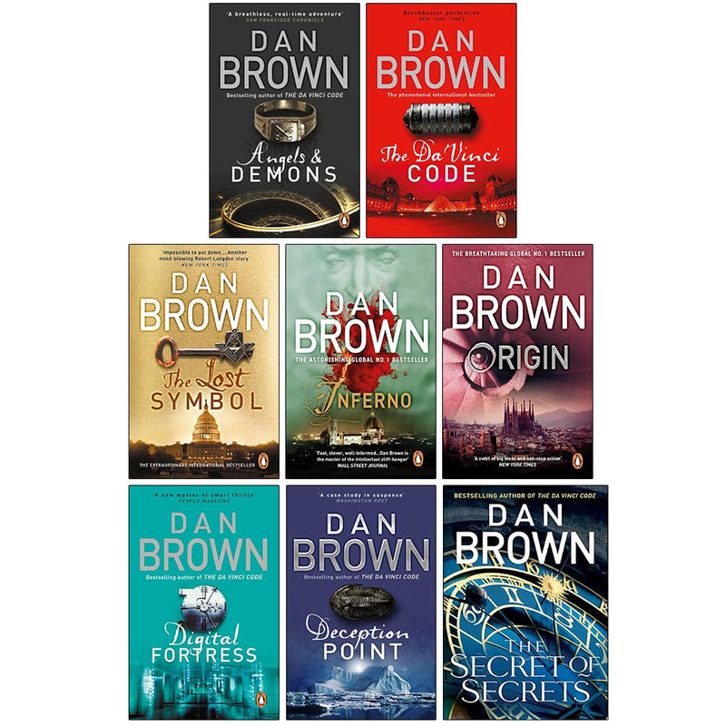 ["Adult Fiction (Top Authors)", "angels and demons", "cl0-VIR", "dan brown", "dan brown book collection", "dan brown book collection set", "dan brown book series", "dan brown books", "dan brown books set", "dan brown collection", "dan brown da vinci code", "dan brown robert langdon", "dan brown robert langdon book collection", "dan brown robert langdon book collection set", "dan brown robert langdon books", "dan brown robert langdon collection", "dan brown robert langdon series", "dan brown series", "deception point", "digital fortress", "fiction books", "inferno", "origin", "robert langdon series", "Secret of Secrets", "the da vinci code", "the lost symbol"]