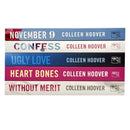 Colleen Hoover 5 Books Collection Set – Ugly Love, November 9, Confess, Heart Bones & Without Merit