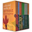 Ernest Hemingway Collection 7 Books Hardcover Set (A Moveable Feast, For Whom The Bell Tolls, A Farewell To Arms, Green Hills Of Africa, The Old and The Sea, In Our Time and The Sun Also Rises)