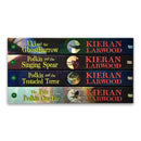 The World of Podkin One-Ear Series 6-9 Collection 4 Books Set by Kieran Larwood (Uki and the Ghostburrow, Podkin and the Singing Spear, Podkin and the Tentacled Terror and The Fate of Podkin One-Ear)