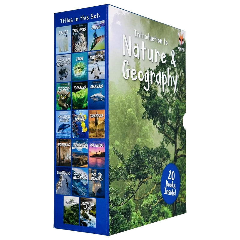 ["9789124247638", "animal books", "Animals", "animals books", "Bears", "Big Cats", "Birds", "children animal books", "children educational books", "childrens books", "Childrens Books (7-11)", "Childrens Educational", "childrens nature books", "Coral Reefs", "Crocodile and Alligators", "Deserts", "educational book", "educational books", "educational resources", "Fish", "Forests", "fox eye", "fox eye publishing", "Geography", "geography books", "geography for children", "Grasslands", "introduction to", "Introduction to Nature and Geography", "introduction to series", "Islands", "jasmine brooke", "jasmine brooke books", "jasmine brooke collection", "jasmine brooke set", "Mountains", "Nature", "nature education", "non fiction for children", "Ocean and Seas", "Penguins", "Polar Places", "Primates", "Rivers and Lakes", "Sharks", "Snakes", "Whales and Dolphins"]