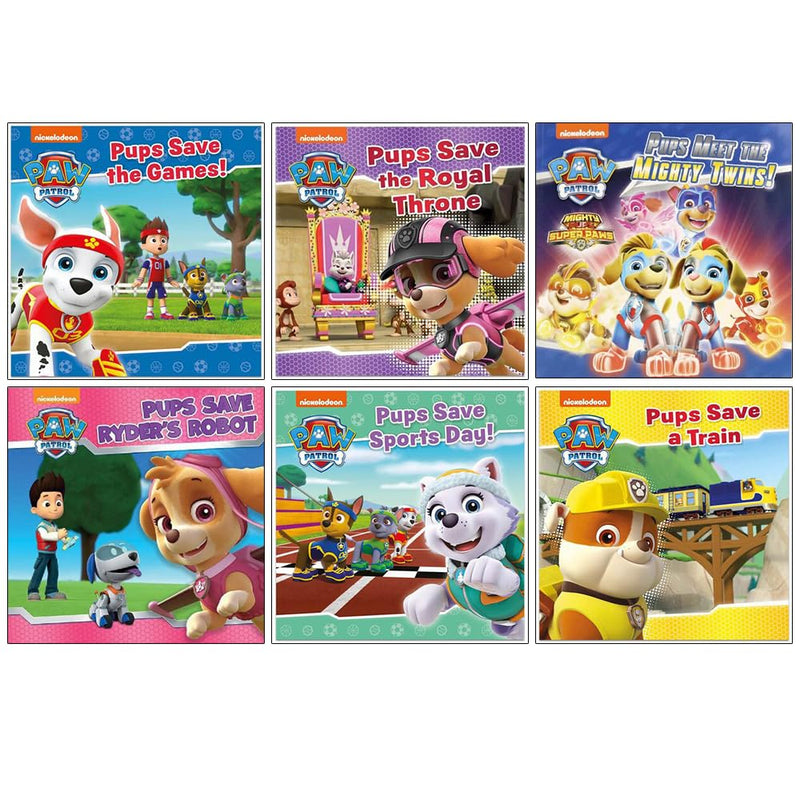 ["9789124369958", "chase paw patrol", "everest paw patrol", "marshall paw patrol", "nickelodeon", "nickelodeon book collection", "nickelodeon book collection set", "nickelodeon books", "nickelodeon collection", "Nickelodeon PAW Patrol Pups Collection", "paw patrol", "paw patrol books", "paw patrol books set", "paw patrol character", "paw patrol chase", "paw patrol lookout tower", "paw patrol mighty pups", "paw patrol ready race rescue", "paw patrol ready set rescue", "paw patrol sound board book", "paw patrol sound book", "paw patrol tower", "paw patrol toys", "pups meet the mighty twins", "pups save a train", "pups save ryder's robot", "pups save sports day", "pups save the games", "rocky paw patrol", "rubble paw patrol", "ryder paw patrol", "skye paw patrol", "tracker paw patrol", "zuma paw patrol"]