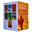 Ernest Hemingway Collection 7 Books Hardcover Set (A Moveable Feast, For Whom The Bell Tolls, A Farewell To Arms, Green Hills Of Africa, The Old and The Sea, In Our Time and The Sun Also Rises)
