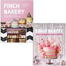 The Finch Bakery and Finch Bakery Disco Bakes and Party Cakes By Lauren Finch, Rachel Finch 2 Books Collection Set