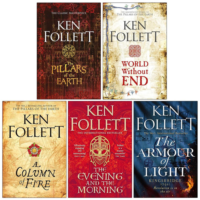 ["9789124296155", "a column of fire", "Adult Fiction (Top Authors)", "cl0-VIR", "Crime", "family sagas", "historical romance books", "ken follett", "ken follett book collection", "ken follett books", "ken follett kingsbridge books", "ken follett kingsbridge collection", "ken follett kingsbridge novels", "ken follett kingsbridge series", "ken follett series", "kingsbridge series", "Medieval Historical Romance", "romance sagas", "The Armour of Light", "The Evening and The Morning", "the pillars of the earth", "Thriller & Mystery Adventures", "world without end"]