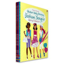 Usborne Sticker Dolly Dressing Fashion Designer Activity Pack – 4 Books, Over 550 Stickers - Spring, Summer, Autumn & Winter Fashion Collections, Children's Activity Gift