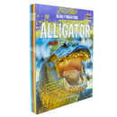 Deadly Predators 6 Book Set – Alligator, Shark, Lion, Wolf & More Animal Kingdom Collection for Kids