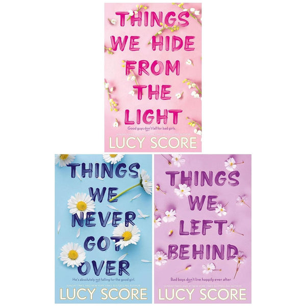 Knockemout Series 3 Books Collection Set by Lucy Score (Things We Hide From The Light, Things We Left Behind & Things We Never Got Over)