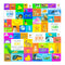 My First 100 Words Box Set 4 Board Books Collection Set (Words, Animals, Colours, Shapes and Numbers, Letters and Phonics)