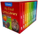 My First Little Library 10 Books Set Collection: (My First Little Book Of ABC, Shapes, Numbers, First Words