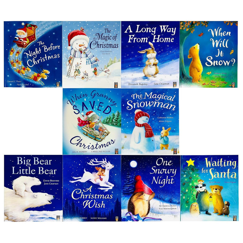 ["9781848694750", "a christmas wish", "a long way from home", "bedtime stories", "big bear little bear", "big christmas collection", "children reading bedtime stories", "christmas gift", "christmas set", "early readers box set", "early readers collection", "little tiger press", "ltk", "one snowy night", "picture flat books", "the magical snowman", "the night before christmas", "waiting for santa", "when granny saved christmas", "when it will snow"]