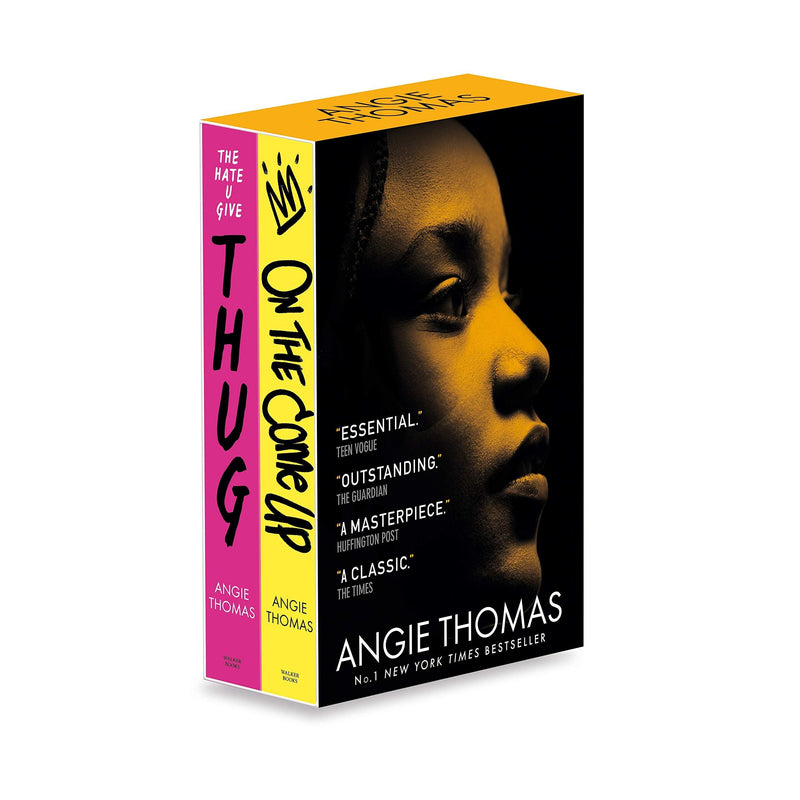 ["9781406392814", "adult fiction", "angie thomas", "angie thomas book collection", "angie thomas book collection set", "angie thomas books", "angie thomas collection", "angie thomas on the come up", "angie thomas series", "angie thomas thug", "drugs alcohol abuse", "fiction books", "freedom of speech", "gripping justice novels", "homelessness poverty fiction", "new york times bestselling author books", "on the come up", "peer pressure books", "the hate u give", "thug", "young adults fiction"]
