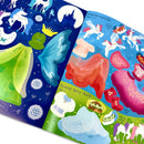 Usborne Sticker Dolly Dressing Unicorns Pack – 3 Sticker Books and Colouring Book, Over 400 Stickers, 24 Pages to Colour, Unicorn Activity Gift for Children