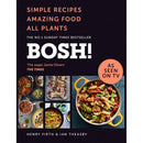 BOSH Simple recipes [Hardcover], BOSH on a Budget, BOSH How to Live Vegan By Henry Firth and Ian Theasby 3 Books Collection Set
