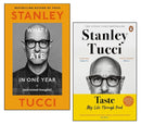 Stanley Tucci 2 Books Collection Set (Taste and What I Ate in One Year [Hardback])