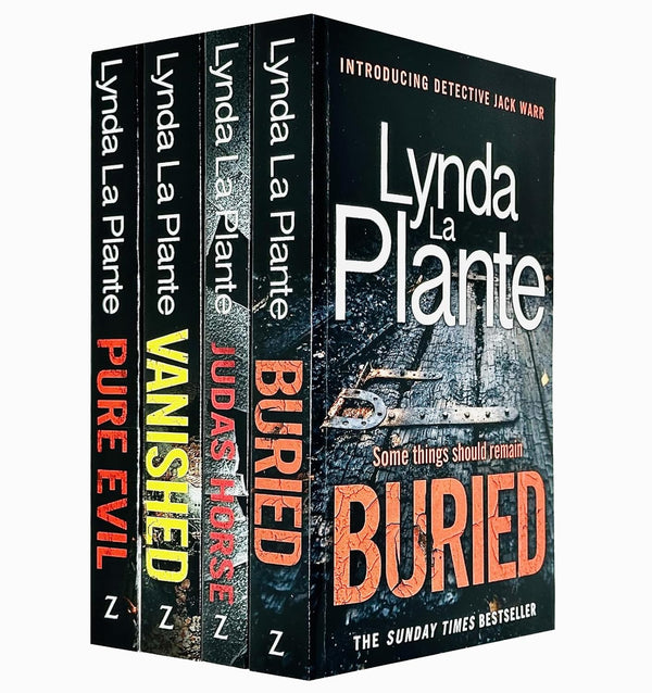 Detective Jack Warr Series & Pure Evil 4 Books Collection Set By Lynda La Plante (Buried, Judas Horse, Vanished & Pure Evil)