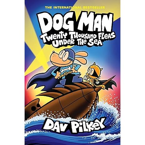 ["9781338801910", "animal stories", "Children's Mystery & Detective Comics & Graphic Novels", "Comic strip fiction", "Dav Pilkey", "dav pilkey book collection", "dav pilkey books", "dav pilkey collection", "Dog Man 11", "Dog Man 11 Twenty Thousand Fleas Under the Sea", "Dog Man series", "General fiction", "graphic novels", "humorous stories", "Super-Hero Graphic Novels", "Superhero Comics for Children"]