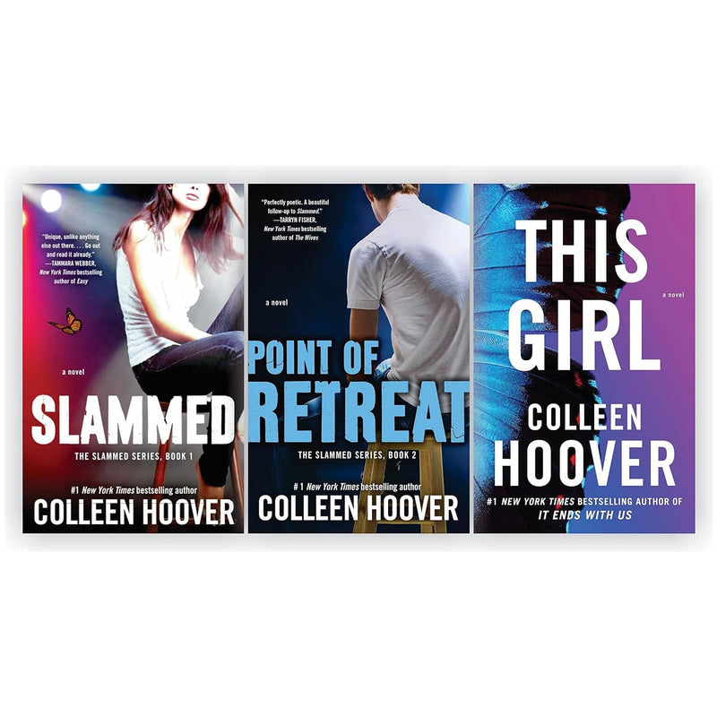 Colleen Hoover Slammed Series 3 Books Collection Set (Slammed, Point o Colleen Hoover Slammed Series 3 Books Collection Set (Slammed, Point o