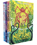 Alex Neptune Series By David Owen 4 Books Collection Set (Dragon Thief, Pirate Hunter, Monster Avenger & Zombie Fighter)