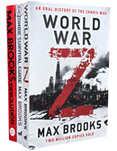 Max Brooks 3 Books Collection Set (World War Z, The Zombie Survival Guide and Devolution)