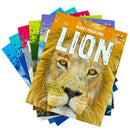 Deadly Predators 6 Book Set – Alligator, Shark, Lion, Wolf & More Animal Kingdom Collection for Kids