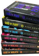 Legacy of Gods Series 6 Books Collection Set By Rina Kent (God of Pain, God of Fury, God of Ruin, God of War, God of Malice and God of Wrath)