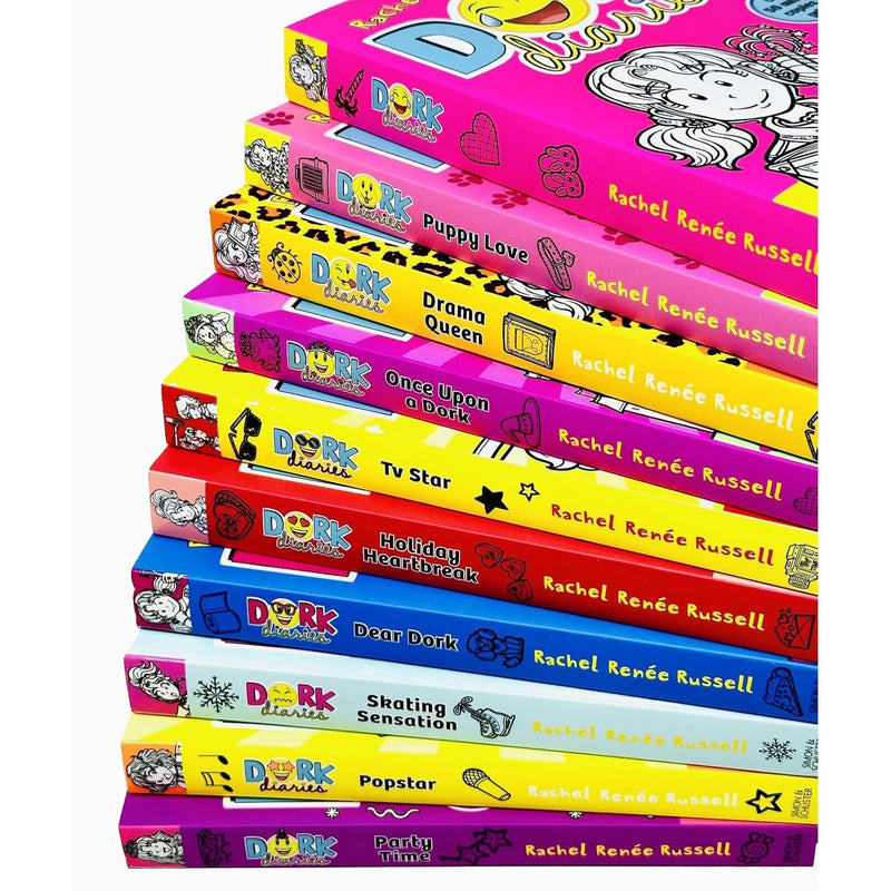 ["9781471198175", "buy dork diaries", "children collection", "childrens books", "Childrens Books (7-11)", "crush catastrophe", "dear dork", "dork diaries", "dork diaries all about me", "dork diaries book series", "dork diaries books set", "dork diaries box set", "dork diaries collection", "dork diaries drama queen", "dork diaries full set", "dork diaries party", "dork diaries party time", "dork diaries pop star", "dork diaries puppy love", "dork diaries puppy love book", "dork diaries series", "drama queen", "frenemies forever", "holiday heartbreak", "new dork diaries", "once upon a dork", "rachel renee russell", "skating sensation", "tv star", "young teen"]