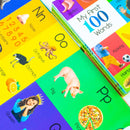 My First 100 Words Box Set 4 Board Books Collection Set (Words, Animals, Colours, Shapes and Numbers, Letters and Phonics)