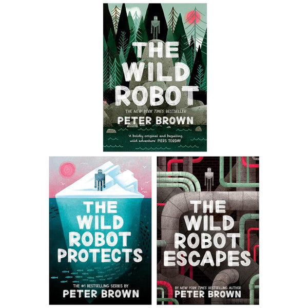 The Wild Robot Series 3 Books Collection (The Wild Robot, The Wild Robot Escapes & The Wild Robot Protects)