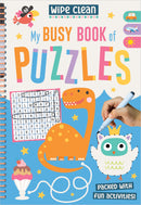 Wipe Clean: My Busy Book of Puzzles - Screen-free Travel Activities for children