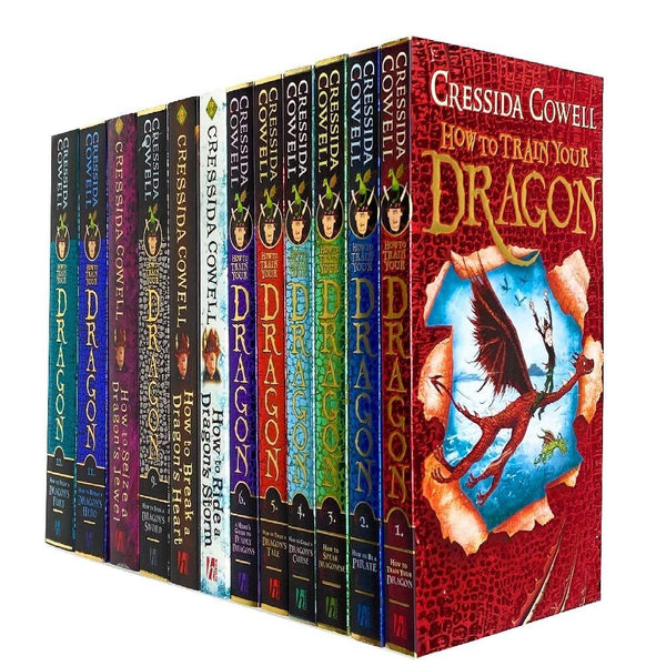 How To Train Your Dragon 12 Books Collection Set By Cressida Cowell