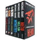 Michael Grant 6 Book Set – BZRK Trilogy & Monster Series (Hero, Villain, Monster) YA Sci-Fi Collection