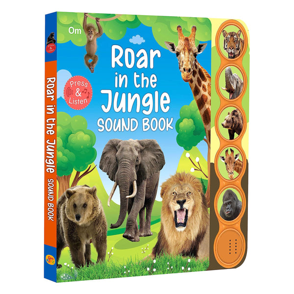 Roar in the Jungle Sound Book (Board book for children)
