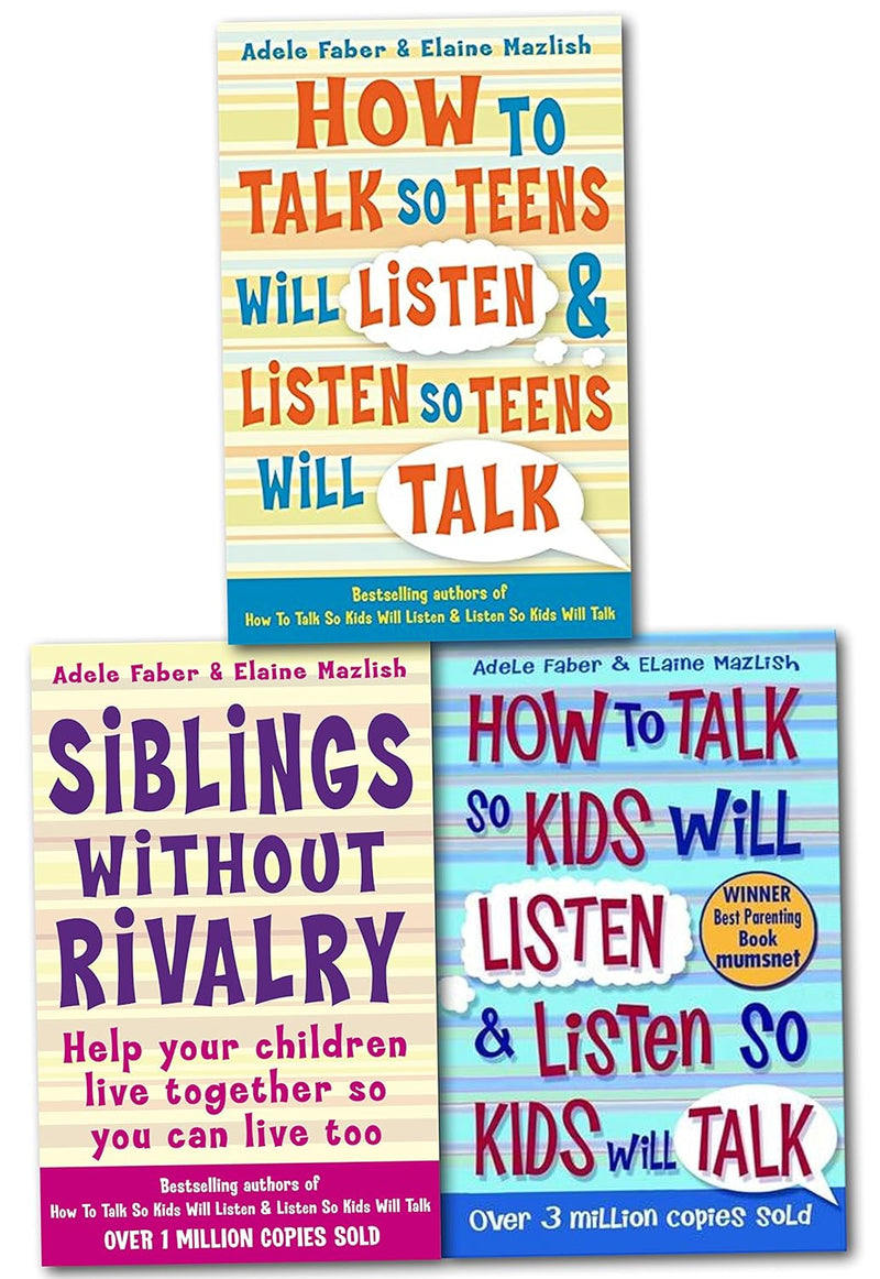 ["9781848126398", "adele faber", "Children Books (14-16)", "cl0-PTR", "elaine mazlish", "how to talk series", "how to talk so kids can learn at home and in school", "how to talk so kids will listen and listen so kids will talk", "how to talk so teens will listen and listen so teens will talk", "siblings without rivalry how to help your children live together so you can live too", "young teen"]