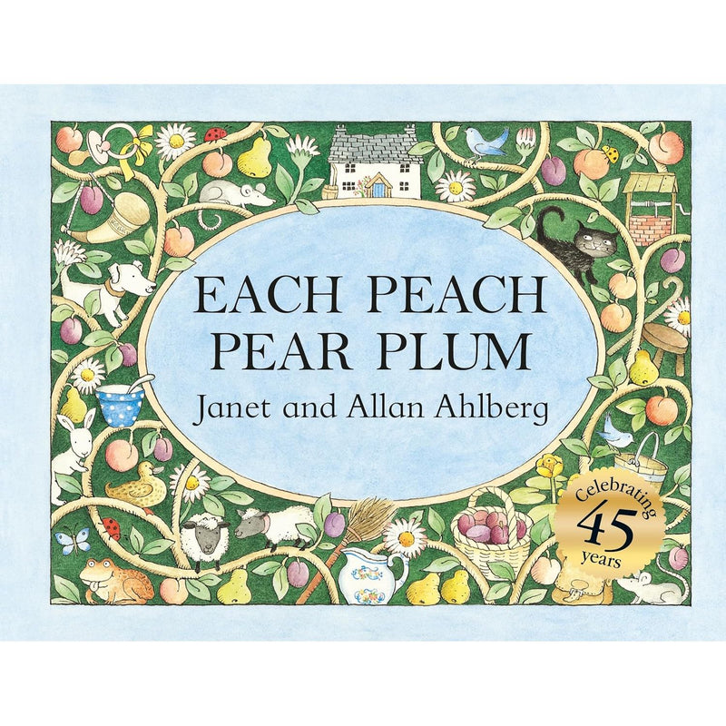 ["9780141379524", "allan ahlberg", "baby", "baby books", "Board Book", "board books", "board books for toddlers", "books for childrens", "children board books", "children books", "childrens books", "Childrens Books (0-3)", "each peach pear plum", "each peach pear plum book", "janet ahlberg", "nursery books", "Nursery Rhymes"]